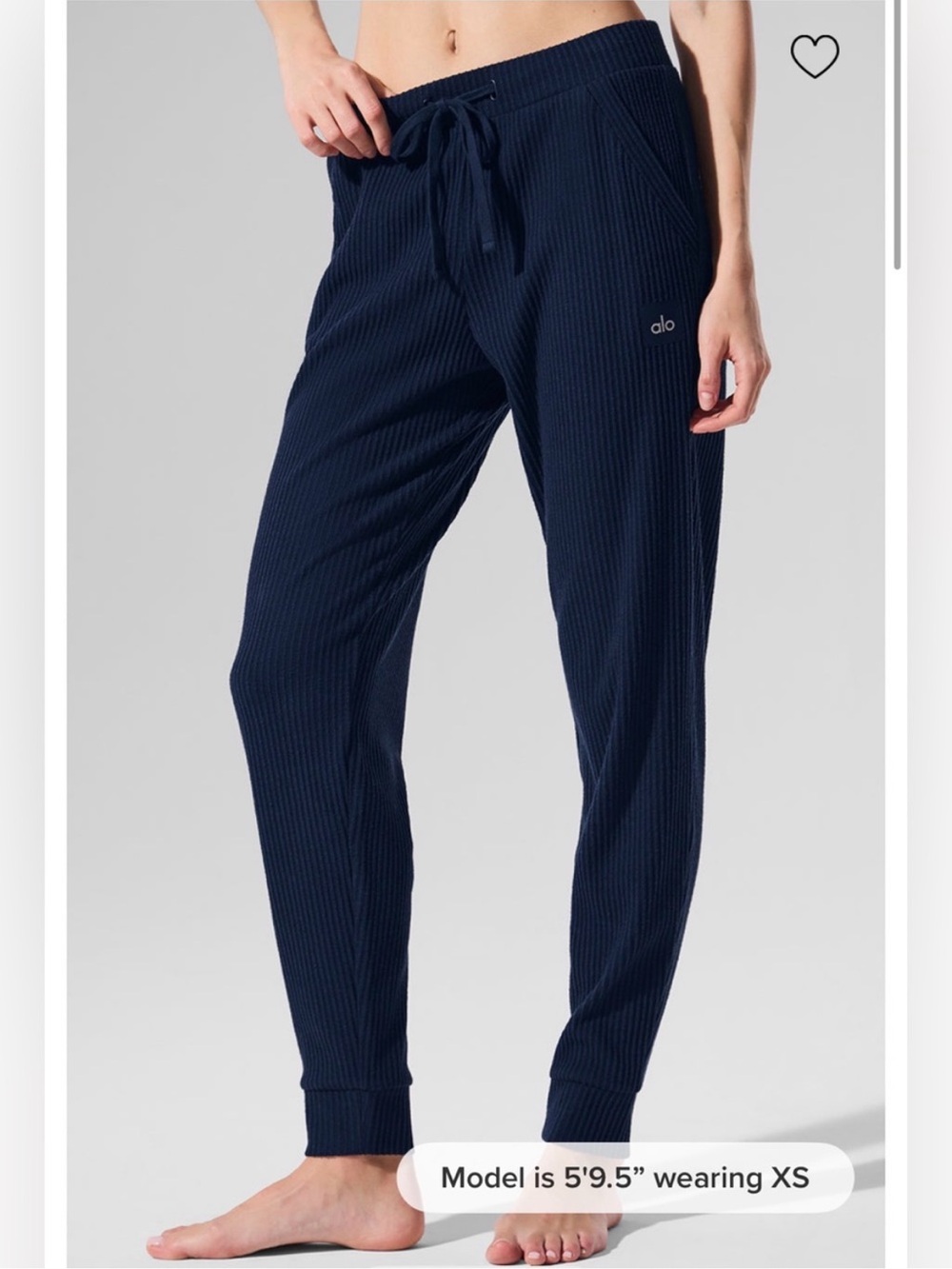 ALO Yoga Navy Muse Joggers XS